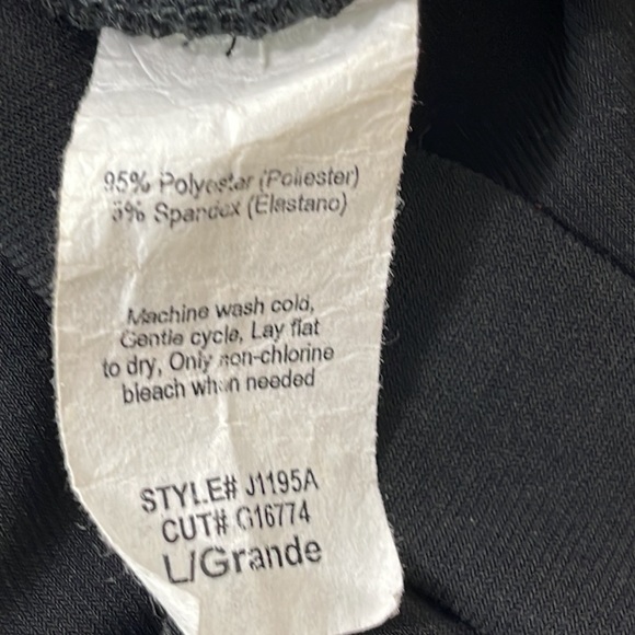 Black with Silver Ring Tie Neck Sleeveless Halter Wide Leg Jumpsuit - Picture 15 of 16